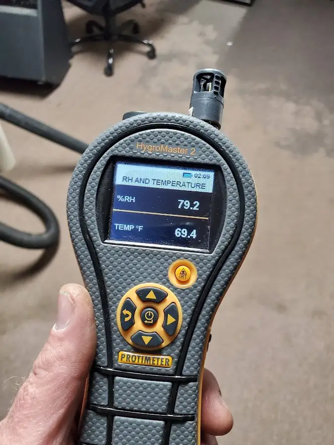 Moisture meter humidity assessment for Fire & Smoke Damage Restoration in Closter